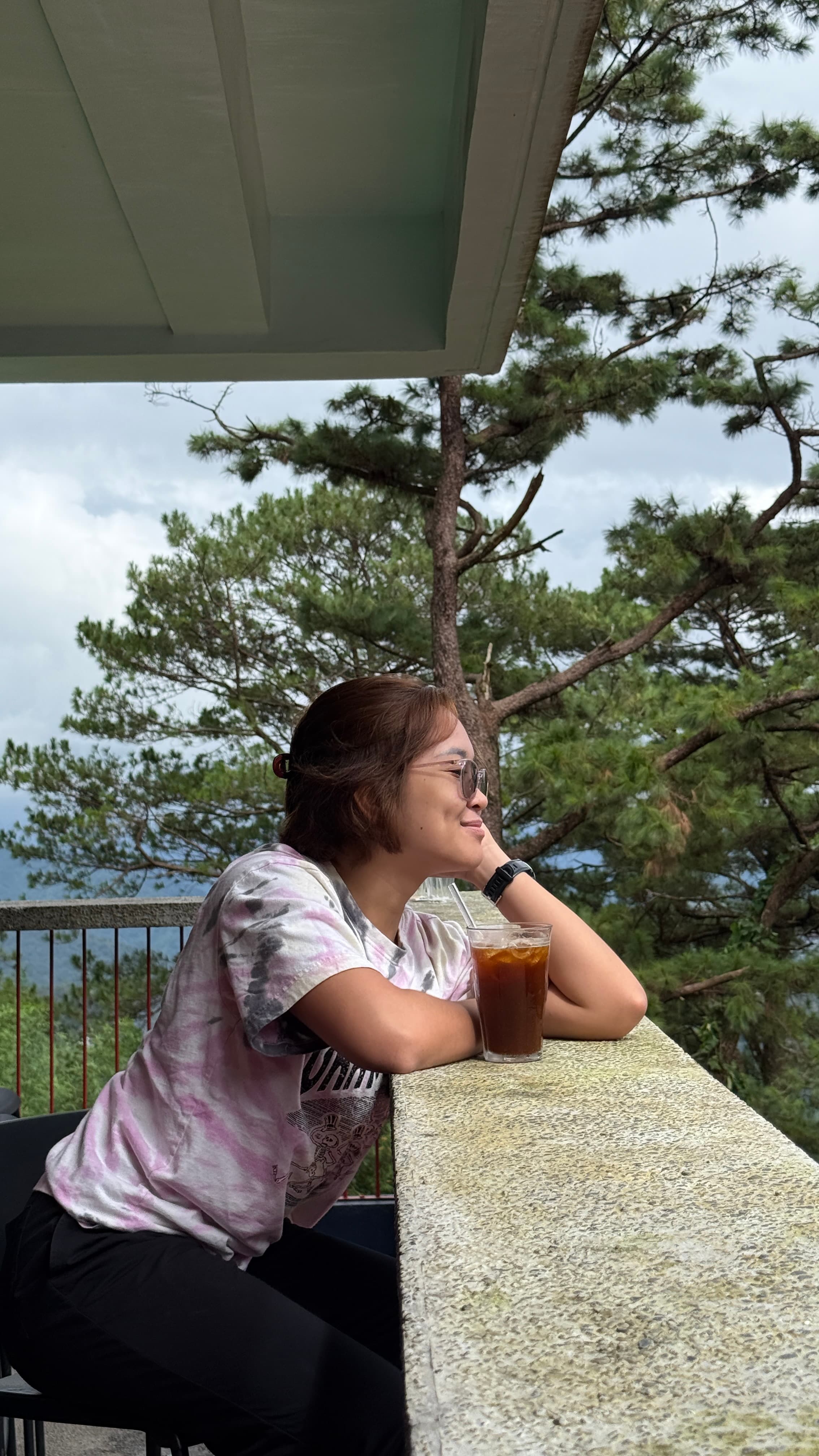 Nicole with coffee